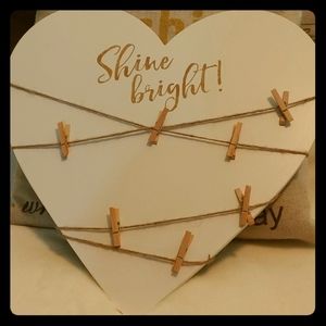 Final sale* wooden heart wall decor